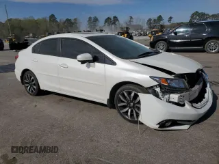 2015 Honda Civic Sedan EX-L with VIN 19XFB2F91FE211892, listed as a Copart auction lot 50780315 with 138,173 mi miles and Salvage Title. Bid and sale history available at carsss.com. Image 4.