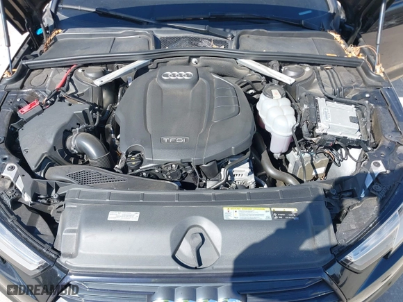 2019 Audi A4 Premium with VIN WAUGMAF41KN018335, listed as a IAAI auction lot 41570587 with 22,795 mi miles. Bid and sale history available at carsss.com. Image 10.