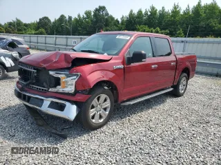 2018 Ford F-150 XL with VIN 1FTEW1CGXJKC46546, listed as a Copart auction lot 60172555 with 131,342 mi miles and Salvage title. Bid and sale history available at DreamBid. Image 1.