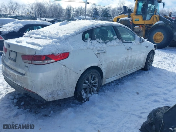 2017 Kia Optima LX 1.6T with VIN 5XXGT4L10HG129691, listed as a IAAI auction lot 41279304 with 93,087 mi miles. Bid and sale history available at carsss.com. Image 4.