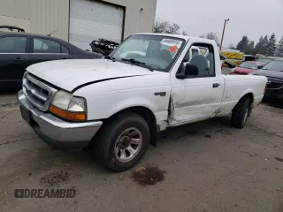 2000 Ford Ranger XL with VIN 1FTYR10C3YTB42622, listed as a Copart auction lot 52039205 with 277,396 mi miles and Salvage title. Bid and sale history available at DreamBid. Image 1.