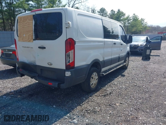 2015 Ford Transit Cargo with VIN 1FTNR1ZM9FKA56829, listed as a IAAI auction lot 42016014 with 261,768 mi miles. Bid and sale history available at carsss.com. Image 4.