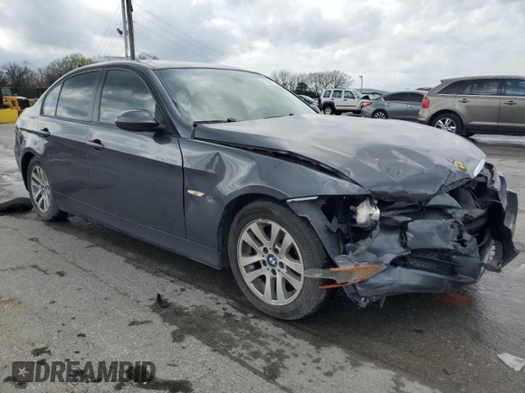 2006 BMW 3 Series 325i with VIN WBAVB13566PT04489, listed as a Copart auction lot 51803725 with 90,734 mi miles and Salvage title. Bid and sale history available at DreamBid. Image 4.