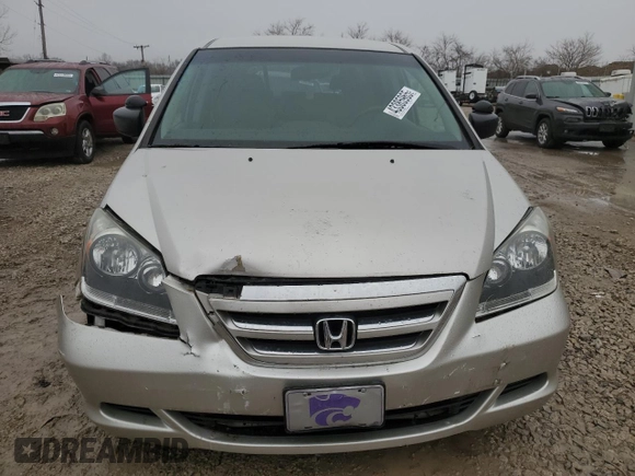 2006 Honda Odyssey LX with VIN 5FNRL38236B112565, listed as a Copart auction lot 43385965 with 118,946 mi miles and Salvage Title. Bid and sale history available at carsss.com. Image 5.