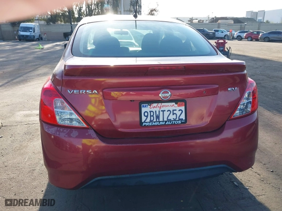 2019 Nissan Versa Sedan SV with VIN 3N1CN7AP5KL871732, listed as a IAAI auction lot 41989980 with 85,358 mi miles. Bid and sale history available at carsss.com. Image 13.