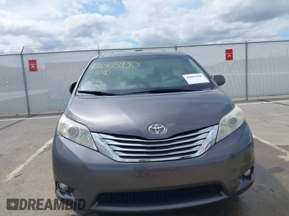 2011 Toyota Sienna XLE AAS with VIN 5TDYK3DC1BS069668, listed as a IAAI auction lot 42055430 with 212,167 mi miles and . Bid and sale history available at DreamBid. Image 13.