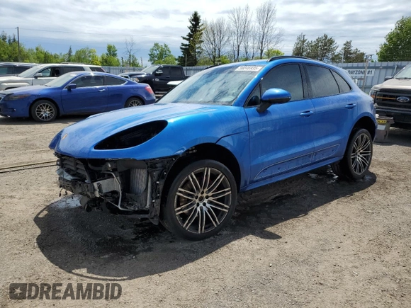 2017 Porsche Macan Turbo with VIN WP1AF2A59HLB60007, listed as a Copart auction lot 58046935 with 183,683 mi miles and Salvage title. Bid and sale history available at DreamBid. Image 1.