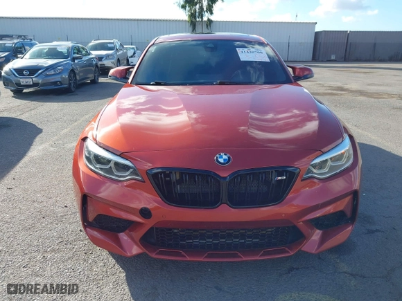2019 BMW M2 Competition with VIN WBS2U7C55K7D34172, listed as a IAAI auction lot 41430700 with 43,232 mi miles. Bid and sale history available at carsss.com. Image 12.