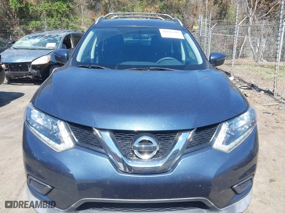 2016 Nissan Rogue S with VIN KNMAT2MVXGP695361, listed as a IAAI auction lot 41896209 with 100,551 mi miles. Bid and sale history available at carsss.com. Image 12.
