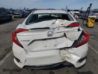 2018 Honda Civic Sedan EX-L with VIN 2HGFC1F74JH642411, listed as a Copart auction lot 51346795 with 0 mi miles and Salvage Title. Bid and sale history available at carsss.com. Image 6.