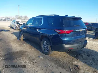 2022 Chevrolet Traverse LT Leather with VIN 1GNERHKW6NJ143586, listed as a IAAI auction lot 41315643 with 65,303 mi miles. Bid and sale history available at carsss.com. Image 3.