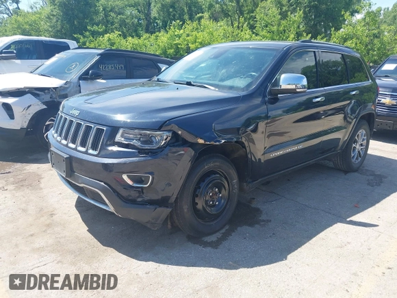 2014 Jeep Grand Cherokee Limited z VIN 1C4RJFBG3EC266491, wystawiony jako IAAI lot #42319864 z przebiegiem 156 873 mil mil oraz . Historia ofert i sprzedaży dostępna na DreamBid. Obrazek 2.