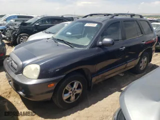2006 Hyundai Santa Fe GLS with VIN KM8SC13E86U057749, listed as a Copart auction lot 57646404 with 159,051 mi miles and Salvage Title. Bid and sale history available at carsss.com. Image 1.