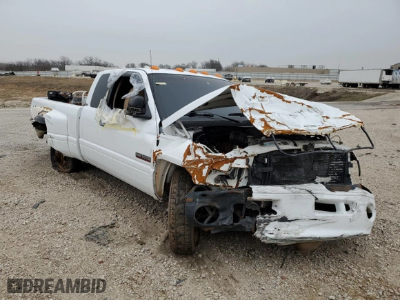 2001 Dodge Ram 3500 with VIN 1B7MC33781J536158, listed as a Copart auction lot 43433515 with 124,856 mi miles and Salvage Title. Bid and sale history available at carsss.com. Image 4.