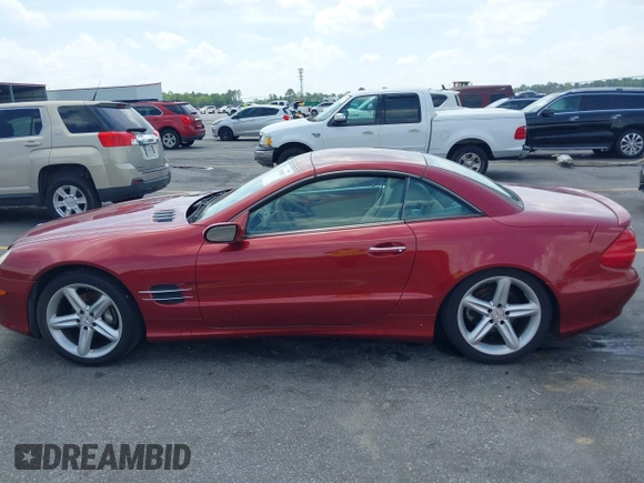 2005 Mercedes-Benz SL 500 with VIN WDBSK75F65F096681, listed as a IAAI auction lot 42305663 with 65,001 mi miles and . Bid and sale history available at DreamBid. Image 14.