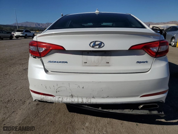 2016 Hyundai Sonata 2.4L Sport with VIN 5NPE34AFXGH397320, listed as a Copart auction lot 73363324 with 75,045 mi miles and Salvage Title. Bid and sale history available at carsss.com. Image 6.