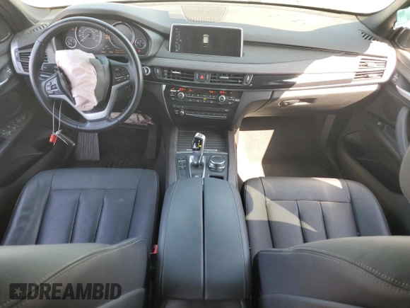 2017 BMW X5 sDrive35i with VIN 5UXKR2C30H0X07142, listed as a Copart auction lot 52051445 with 43,520 mi miles and Salvage Title. Bid and sale history available at carsss.com. Image 8.