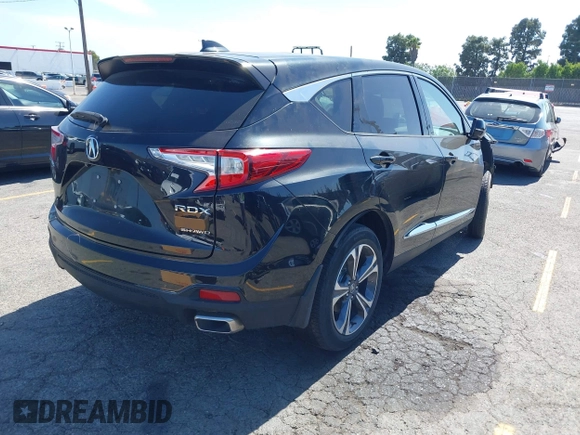 2022 Acura RDX Advance with VIN 5J8TC2H75NL014257, listed as a IAAI auction lot 42254859 with 24,825 mi miles and . Bid and sale history available at DreamBid. Image 4.
