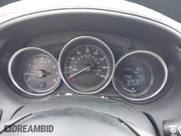 2016 Mazda Mazda6 i Touring with VIN JM1GJ1V59G1402867, listed as a IAAI auction lot 41998212 with 135,724 mi miles. Bid and sale history available at carsss.com. Image 7.