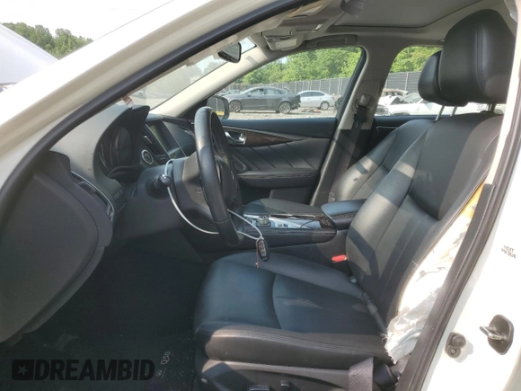 2019 Infiniti Q50 Luxe z VIN JN1EV7AP1KM512411, wystawiony jako Copart lot #59749125 z przebiegiem 83 347 mil mil oraz Szkoda całkowita • Salvage title. Historia ofert i sprzedaży dostępna na DreamBid. Obrazek 7.