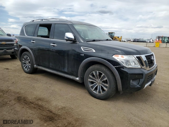 2018 Nissan Armada SL with VIN JN8AY2NC2JX501383, listed as a Copart auction lot 52479935 with NaN miles and Clean Title. Bid and sale history available at carsss.com. Image 4.