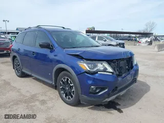 2019 Nissan Pathfinder SV with VIN 5N1DR2MN8KC623825, listed as a IAAI auction lot 41685856 with 54,798 mi miles. Bid and sale history available at carsss.com. Image 1.