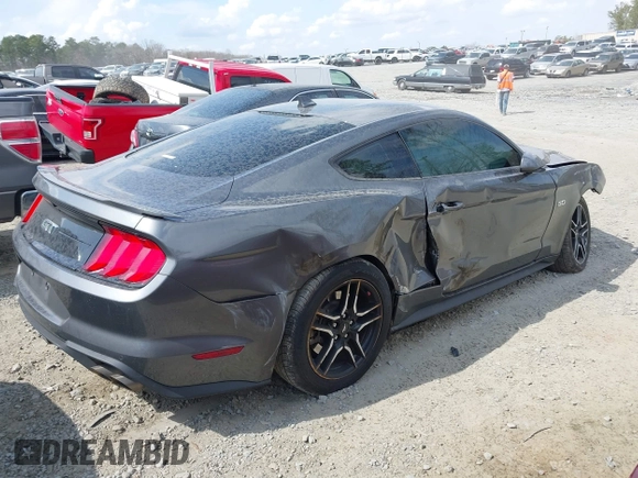 2023 Ford Mustang GT with VIN 1FA6P8CF1P5301691, listed as a IAAI auction lot 41796116 with 29,735 mi miles. Bid and sale history available at carsss.com. Image 4.