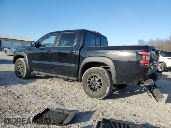 2022 Nissan Frontier Pro-4X with VIN 1N6ED1EK7NN605778, listed as a Copart auction lot 43533205 with 49,132 mi miles and Salvage title. Bid and sale history available at DreamBid. Image 2.