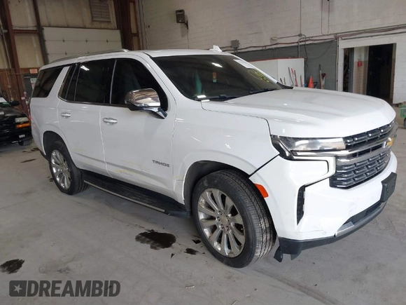 2023 Chevrolet Tahoe Premier with VIN 1GNSKSKD0PR217513, listed as a IAAI auction lot 41779222 with 55,424 mi miles and . Bid and sale history available at DreamBid. Image 1.