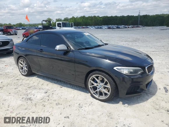 2015 BMW 2 Series M235i with VIN WBA1J7C59FV289292, listed as a Copart auction lot 54990895 with 156,750 mi miles and Clean Title. Bid and sale history available at carsss.com. Image 4.