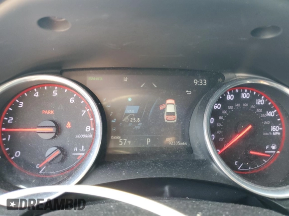 2020 Toyota Camry XSE with VIN 4T1K61AK8LU363846, listed as a Copart auction lot 47326935 with 92,335 mi miles and Salvage Title. Bid and sale history available at DreamBid. Image 9.