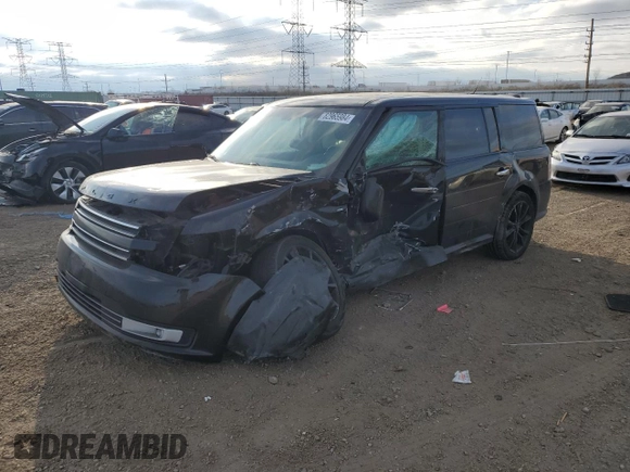 2017 Ford Flex Limited with VIN 2FMHK6D8XHBA08516, listed as a Copart auction lot 82965984 with 312,783 mi miles and Salvage Title. Bid and sale history available at carsss.com. Image 1.