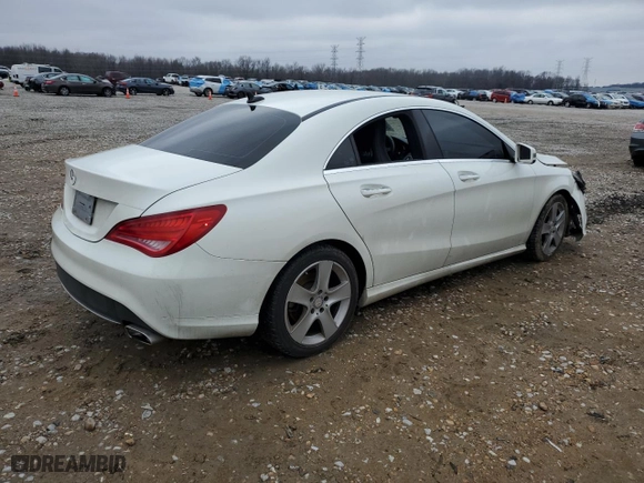 2015 Mercedes-Benz CLA-Class CLA 250 with VIN WDDSJ4EB7FN211396, listed as a Copart auction lot 45228645 with 161,633 mi miles and Salvage Title. Bid and sale history available at carsss.com. Image 3.