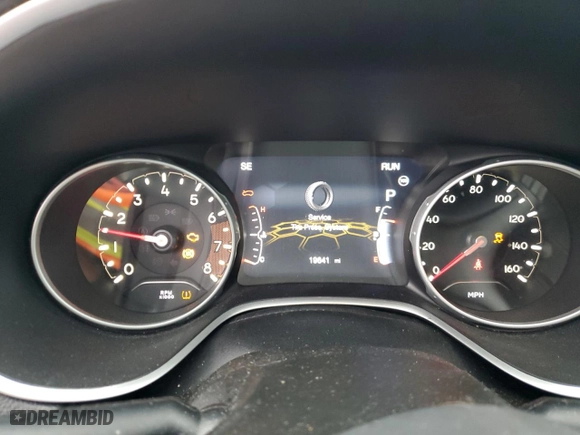 2019 Jeep Compass Limited with VIN 3C4NJCCBXKT843727, listed as a Copart auction lot 42649675 with 19,641 mi miles and Salvage Title. Bid and sale history available at carsss.com. Image 9.