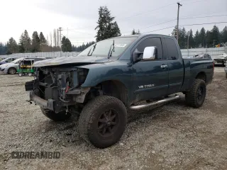 2005 Nissan Titan SE with VIN 1N6AA06BX5N506386, listed as a Copart auction lot 42717005 with 161,253 mi miles and Salvage title. Bid and sale history available at DreamBid. Image 1.
