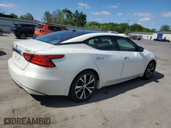 2018 Nissan Maxima SV with VIN 1N4AA6AP5JC401193, listed as a Copart auction lot 57651605 with 63,757 mi miles and Salvage title. Bid and sale history available at DreamBid. Image 3.