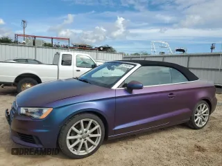2015 Audi A3 2.0T Premium Plus with VIN WAU3FLFF8F1135977, listed as a Copart auction lot 82599554 with 74,641 mi miles and Salvage Title. Bid and sale history available at carsss.com. Image 1.