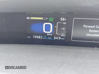 2018 Toyota Prius Two with VIN JTDKARFU8J3059124, listed as a IAAI auction lot 41709364 with 79,982 mi miles. Bid and sale history available at carsss.com. Image 16.