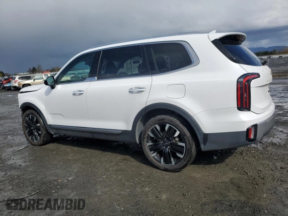 2023 Kia Telluride SX Prestige X-Pro with VIN 5XYP5DGC9PG350576, listed as a Copart auction lot 49342325 with 23,397 mi miles and Salvage title. Bid and sale history available at DreamBid. Image 2.