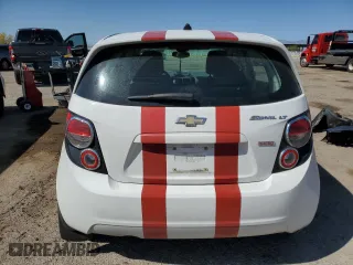 2012 Chevrolet Sonic LT with VIN 1G1JC6SB9C4202922, listed as a Copart auction lot 52439265 with 71,106 mi miles and Salvage Title. Bid and sale history available at carsss.com. Image 6.