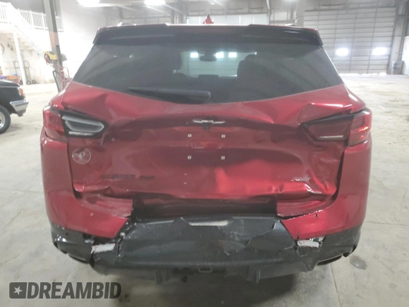 2024 Chevrolet Blazer RS with VIN 3GNKBKRS7RS149456, listed as a Copart auction lot 55678635 with 6,878 mi miles and Salvage title. Bid and sale history available at DreamBid. Image 6.