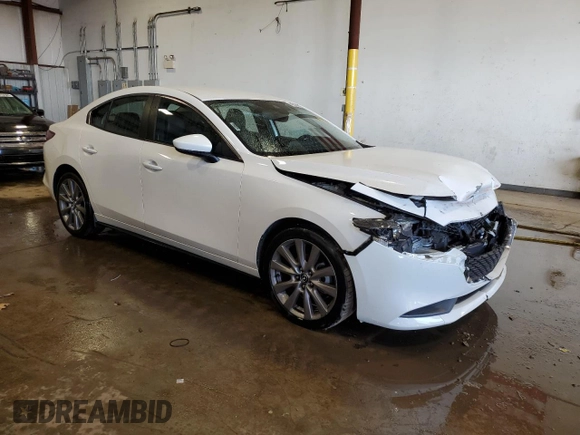 2021 Mazda 3 Select with VIN JM1BPABLXM1339558, listed as a Copart auction lot 49332525 with 48,220 mi miles and Salvage Title. Bid and sale history available at DreamBid. Image 4.
