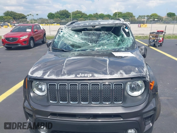 2019 Jeep Renegade Latitude with VIN ZACNJABB0KPK03648, listed as a IAAI auction lot 42324860 with 59,313 mi miles and . Bid and sale history available at DreamBid. Image 6.