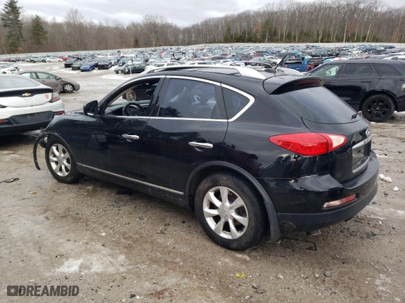 2009 Infiniti EX35 Journey with VIN JNKAJ09F49M951038, listed as a Copart auction lot 43150035 with 0 mi miles and Clean Title. Bid and sale history available at carsss.com. Image 2.