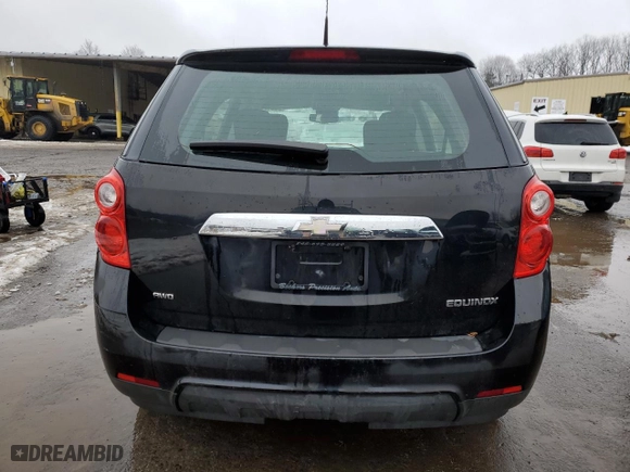 2013 Chevrolet Equinox LS with VIN 2GNFLCEK4D6146242, listed as a Copart auction lot 45164995 with 104,185 mi miles and Clean Title. Bid and sale history available at carsss.com. Image 6.