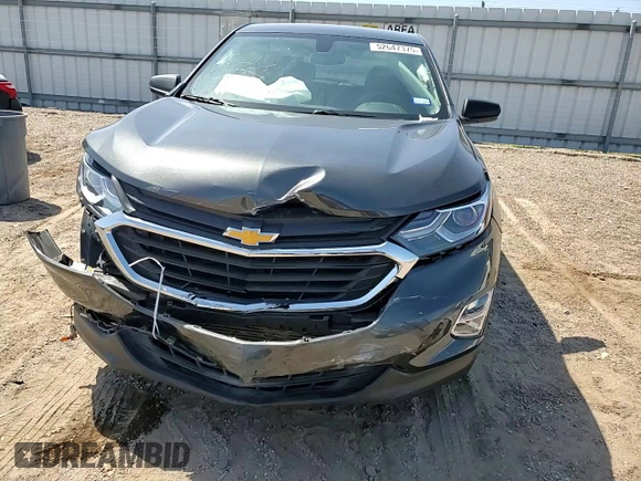 2018 Chevrolet Equinox LS with VIN 3GNAXHEV9JL393348, listed as a Copart auction lot 52647375 with 93,689 mi miles and Salvage Title. Bid and sale history available at DreamBid. Image 12.