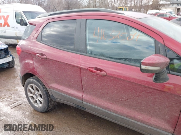 2021 Ford EcoSport SE with VIN MAJ3S2GE5MC446322, listed as a IAAI auction lot 41632504 with 36,592 mi miles and . Bid and sale history available at DreamBid. Image 13.
