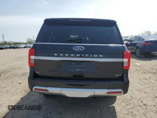2022 Ford Expedition Max XLT with VIN 1FMJK1JT4NEA66862, listed as a Copart auction lot 55061095 with 53,099 mi miles and Salvage Title. Bid and sale history available at DreamBid. Image 6.