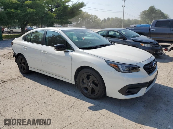 2021 Subaru Legacy Sport with VIN 4S3BWAH67M3014729, listed as a Copart auction lot 68991634 with 39,241 mi miles and Salvage Title. Bid and sale history available at carsss.com. Image 4.