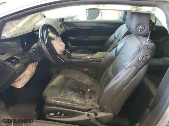 2014 Cadillac ELR with VIN 1G6RR1E47EU602170, listed as a Copart auction lot 80667763 with NaN miles and Salvage Title. Bid and sale history available at carsss.com. Image 7.